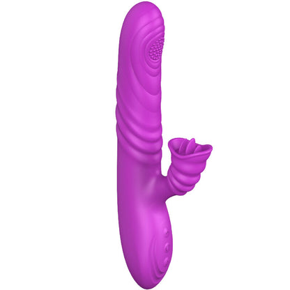 ARMONY - ANGELIA MULTIFUNCTION VIBRATOR WITH STIMULATING TONGUE PURPLE HEAT EFFECT