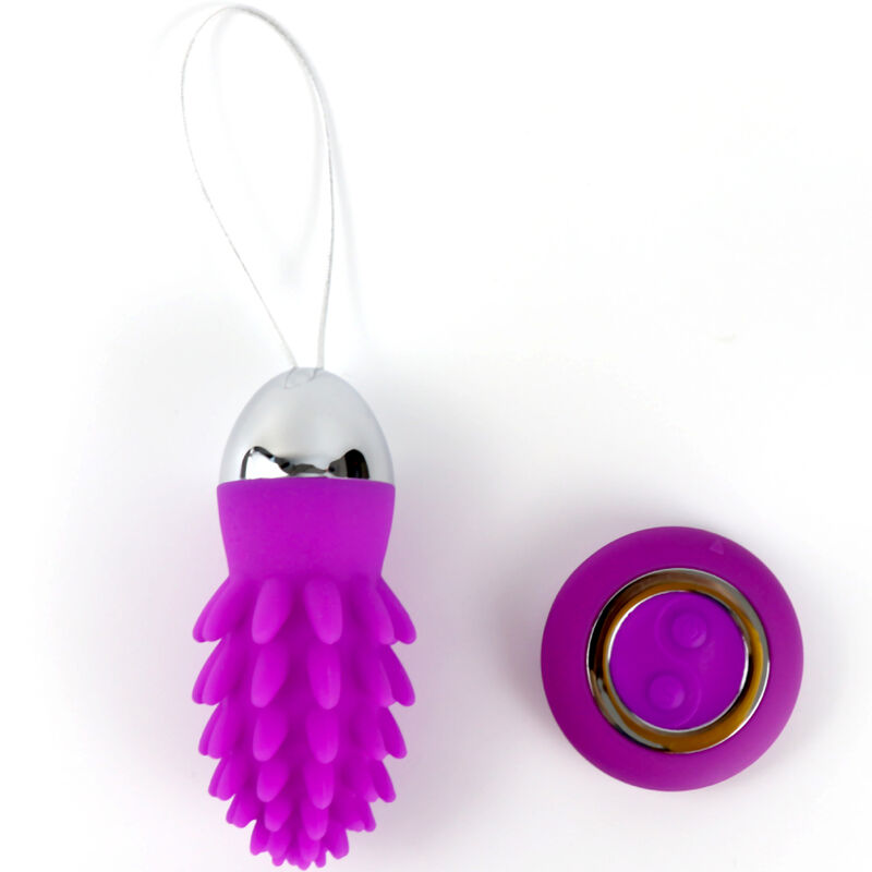 Vibrateur octopus cactus oeuf vibrant violet télécommande – Armony