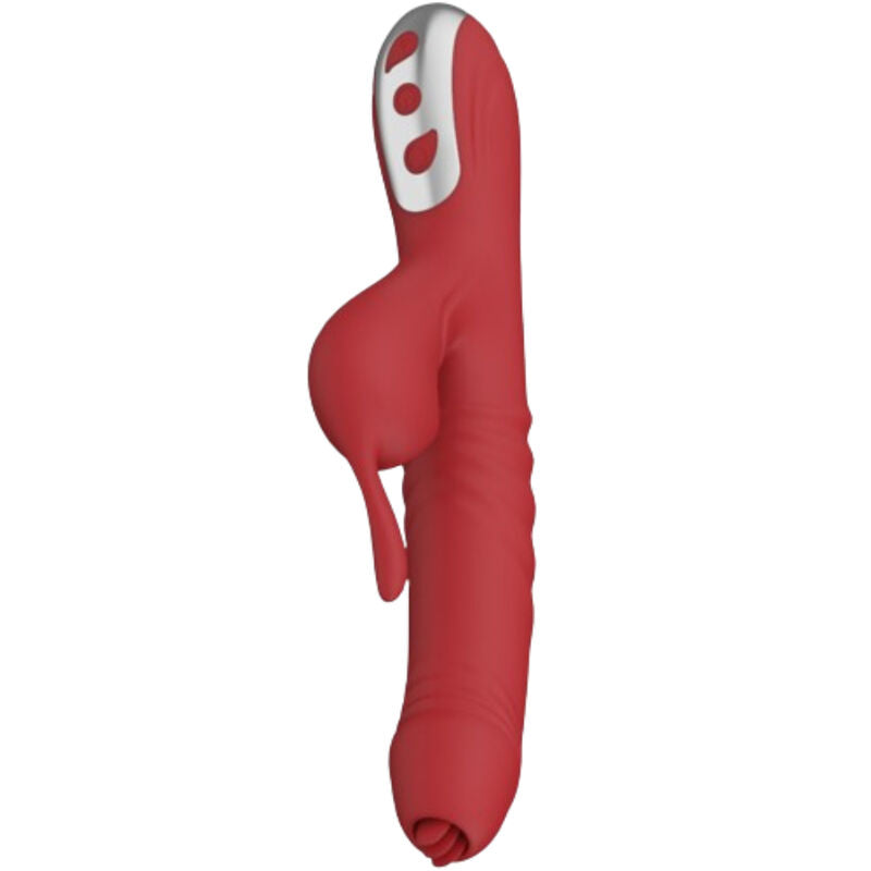 Vibrateur et suçon suck avec langue stimulante bourgogne – Armony