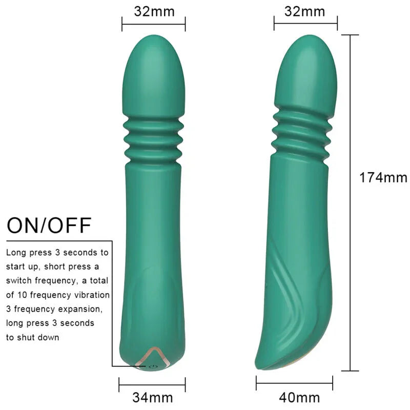 Armony – Vibrateur et Poussée Vert G Spot