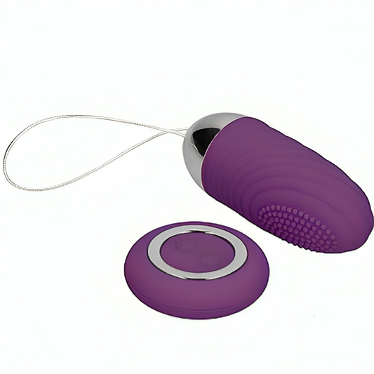Vibrateur jiuuy oeuf vibrant granulaire télécommande violet – Armony