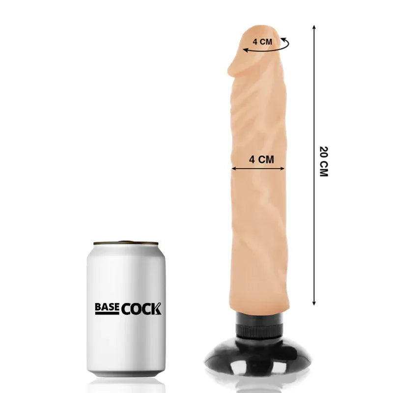 Basecock – Vibrateur Réaliste 2 1 Noir 20 cm O 4 cm