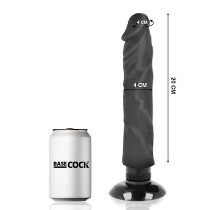 Basecock – Vibrateur Réaliste 2 1 Noir 20 cm O 4 cm
