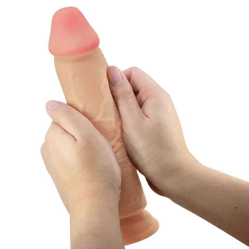 Pretty Love – Série Sliding Skin Gode Réaliste avec Ventouse Sliding Skin Flesh 23,4 cm