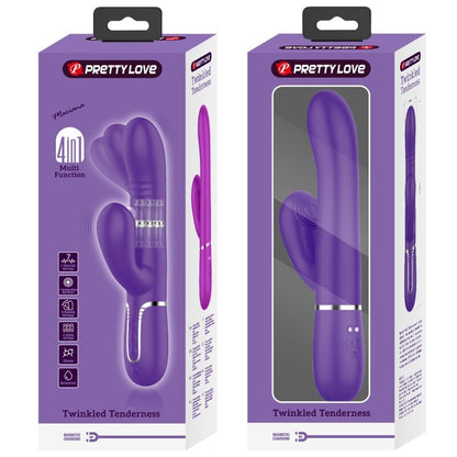 PRETTY LOVE - VIBRADOR MULTIFUNCIONAL DEL PUNTO G MORADO