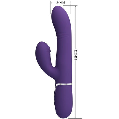 PRETTY LOVE - VIBRADOR MULTIFUNCIONAL DEL PUNTO G MORADO