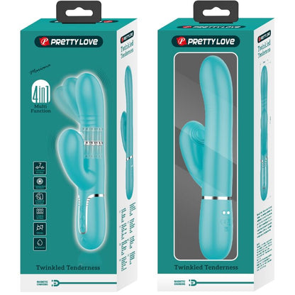 PRETTY LOVE - VIBRADOR MULTIFUNCIÓN PUNTO G AGUA VERDE