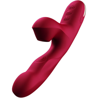 Vibrateur bump & ventouse modèle 2 bordeaux – Armony