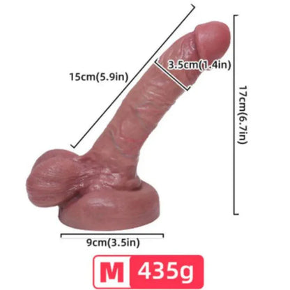 Armony – Gode Réaliste en Silicone Liquide 15 cm