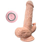 ARMONY - VIBRATEUR RÉALISTE &amp; GODE DE POUSSÉE AVEC STIMULATEUR DE LANGUE 19 CM