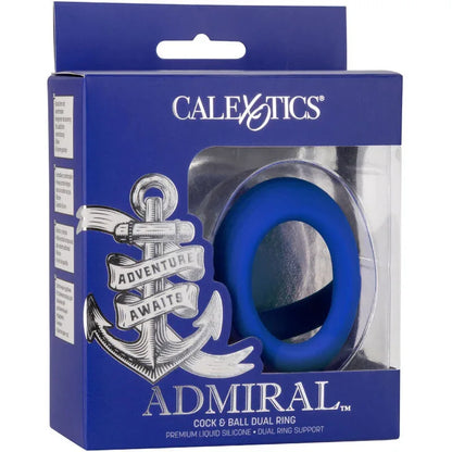 Calexotics – Admiral Cock Ball Double Anneau Bleu