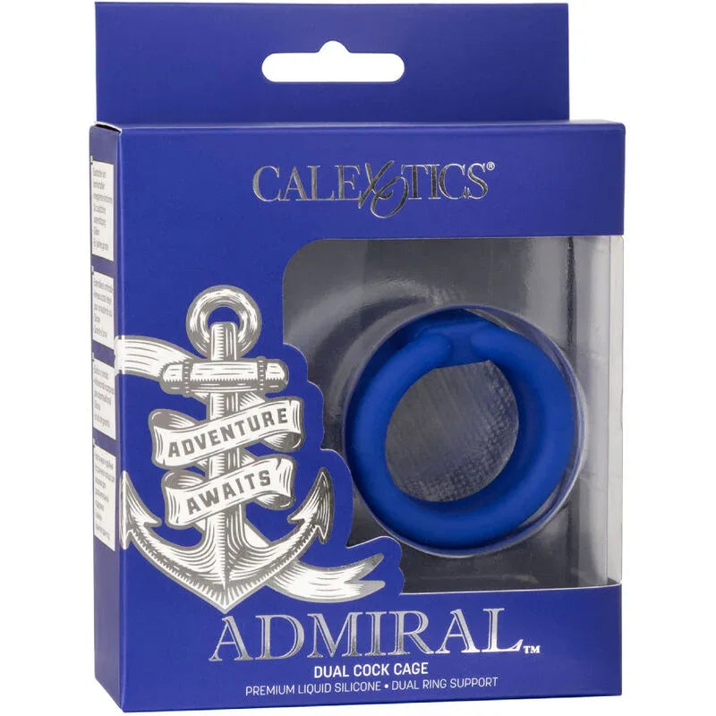 Calexotics – Admiral Cage Double Cock Bleu