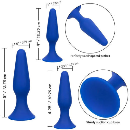Calexotics – Admiral Kit 3 Plug Anal Bleu