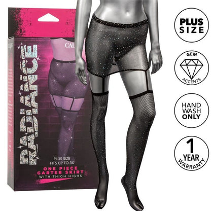 CALEXOTICS - FALDA CON LIGUERO RADIANCE DE TALLA GRANDE