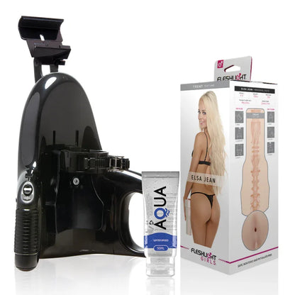 Fleshlight – Elsa Jean Vagina Tasty + Lancement Universel + Lubrifiant Qualité Aqua 50 ml