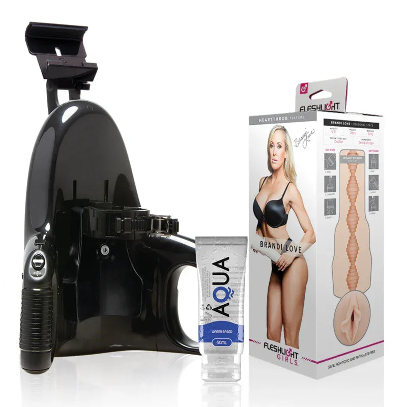 Fleshlight – Brandi Love Vagina + Lancement Universel + Lubrifiant Qualité Aqua 50 ml
