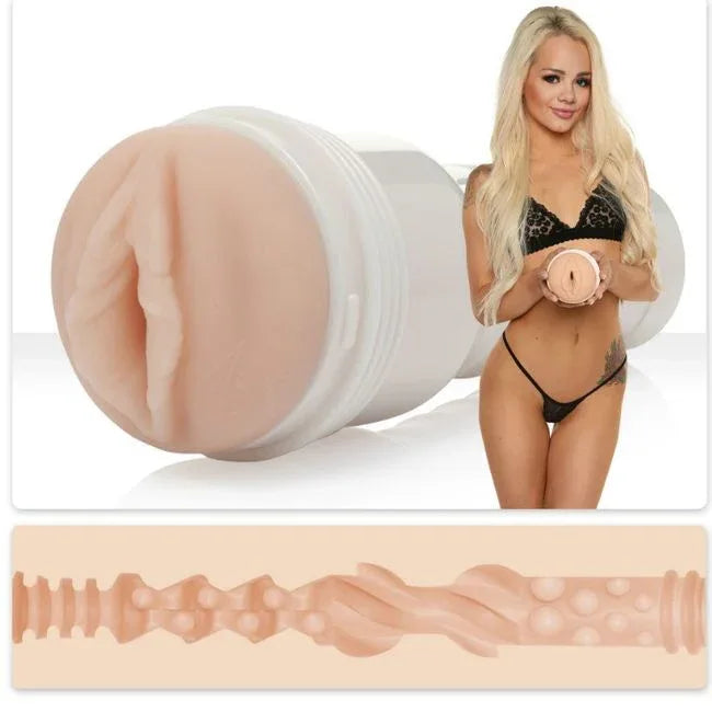 Fleshlight – Elsa Jean Vagina Tasty + Lancement Universel + Lubrifiant Qualité Aqua 50 ml
