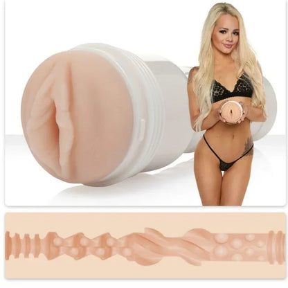 Fleshlight – Elsa Jean Vagina Tasty + Lancement Universel + Lubrifiant Qualité Aqua 50 ml