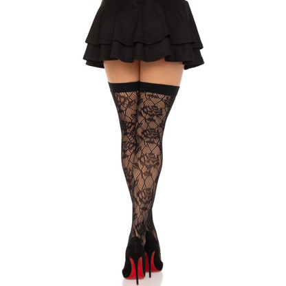 LEG AVENUE - NET STOCKS OF ROSES SAUVAGES NOIR