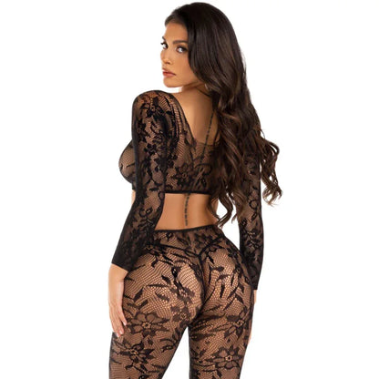 Leg Avenue – Ensemble Haut Court et Collants