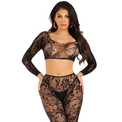 Leg Avenue – Ensemble Haut Court et Collants