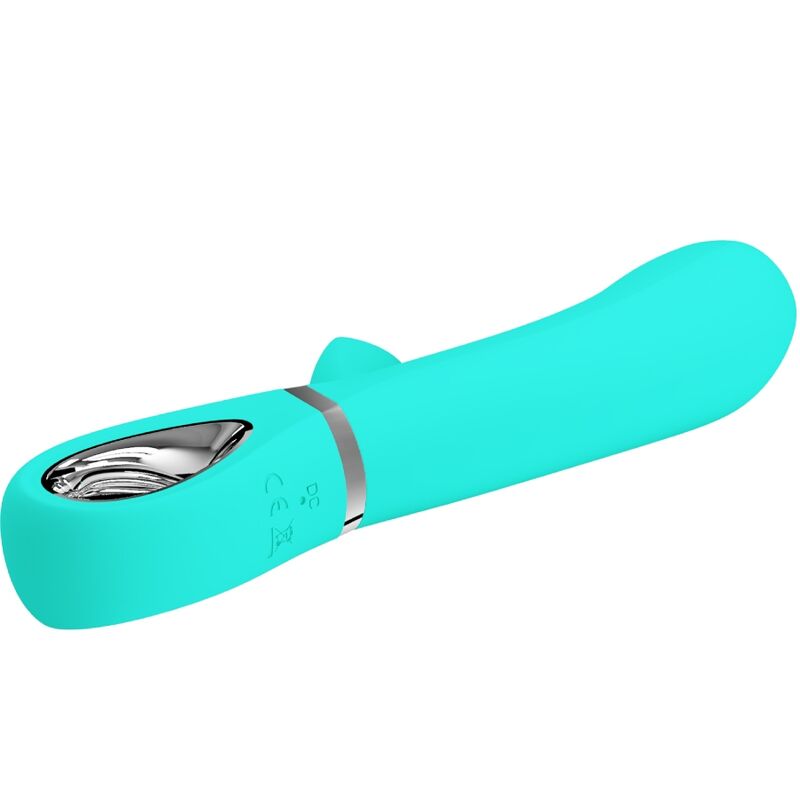PRETTY LOVE - VIBRADOR MULTIFUNCIÓN G-SPOT THOMAS AQUA GREEN