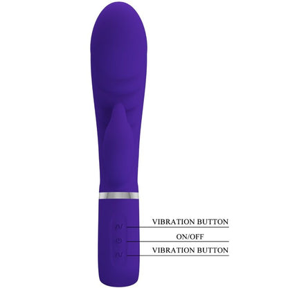 PRETTY LOVE - VIBRATEUR MULTIFONCTION G-SPOT PRESCOTT VIOLET