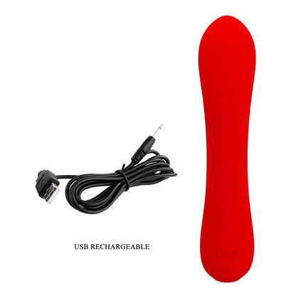 PRETTY LOVE - VIBRADOR RECARGABLE ROJO PRESCOTT