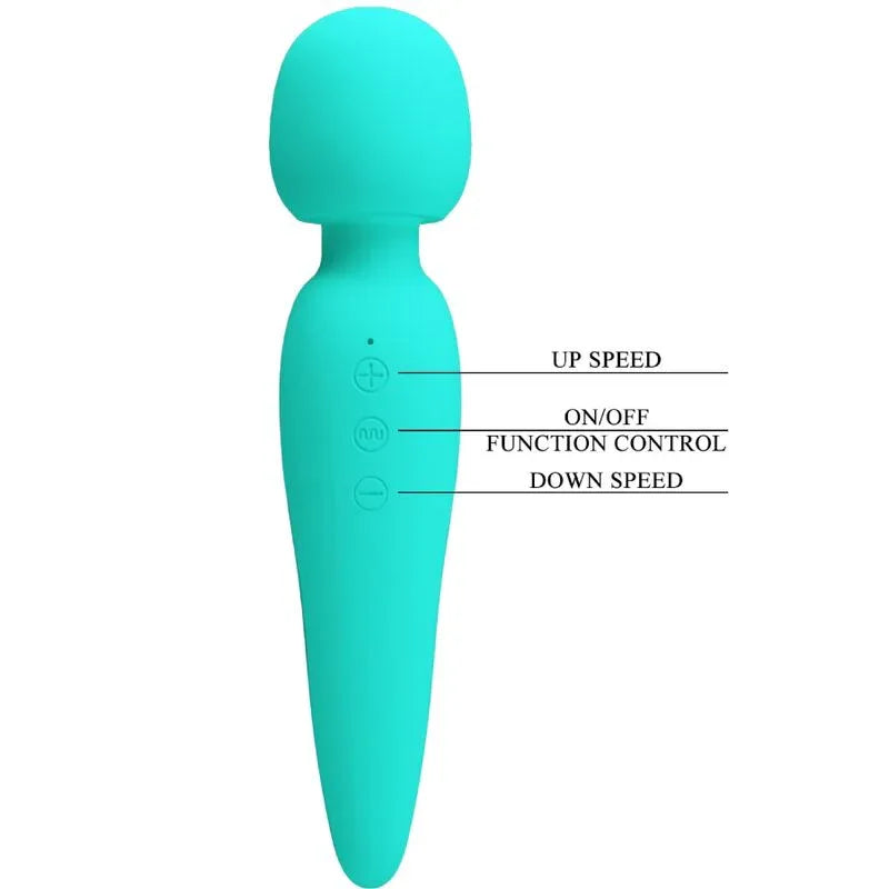 Pretty Love – Masseur Meredith 12 Modes de Vibration Vert Aqua