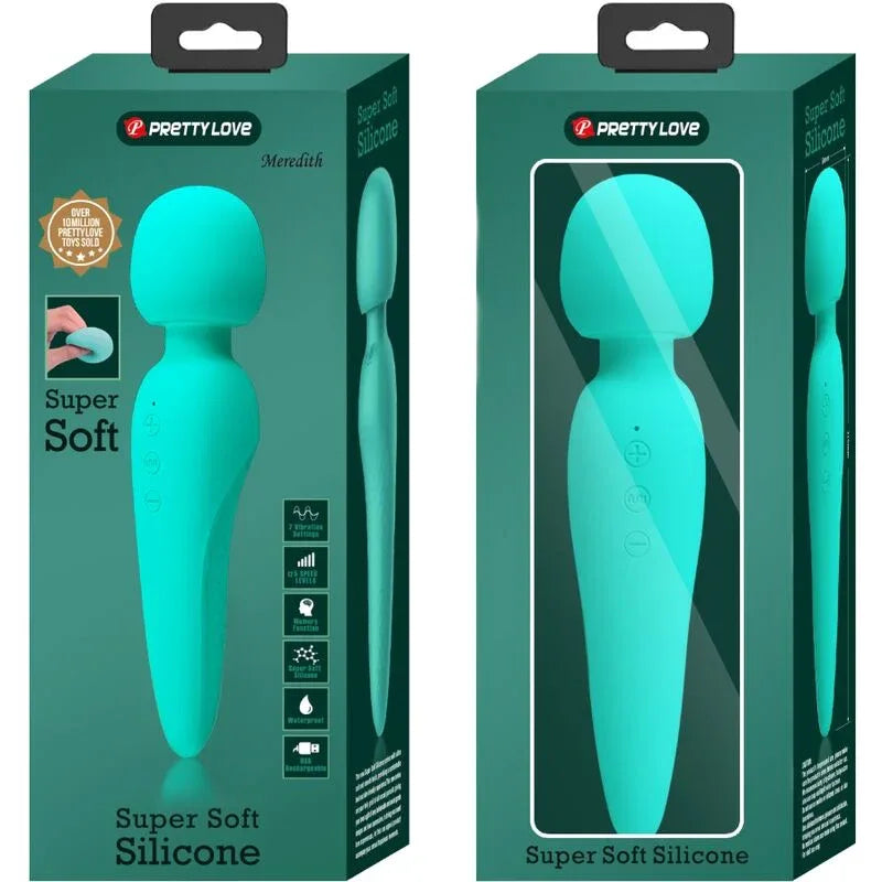 Pretty Love – Masseur Meredith 12 Modes de Vibration Vert Aqua