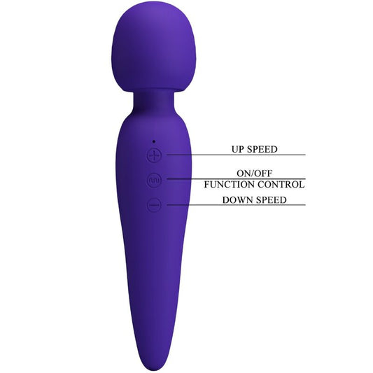PRETTY LOVE - MASSEUR MEREDITH 12 VIBRATION MODES VIOLET
