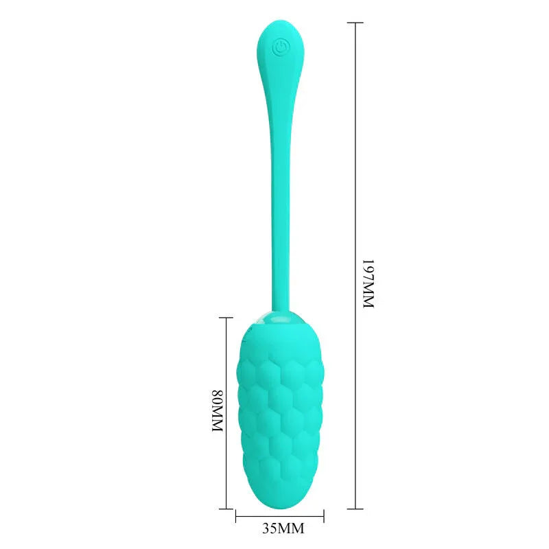 Pretty Love – Oeuf Vibrant Texture Marine Rechargeable Aqua Green