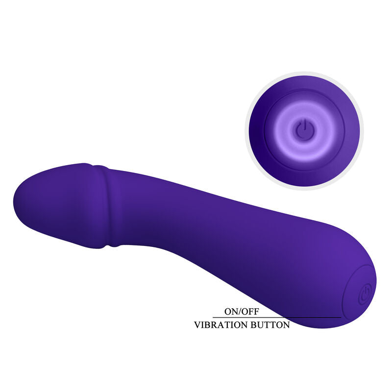 PRETTY LOVE - VIBRADOR RECARGABLE CETUS PÚRPURA