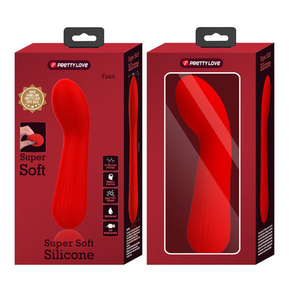 PRETTY LOVE - VIBRADOR RECARGABLE FAUN ROJO