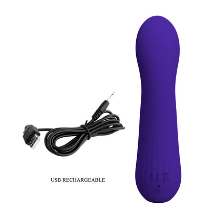 PRETTY LOVE - VIBRADOR RECARGABLE FAUN PÚRPURA