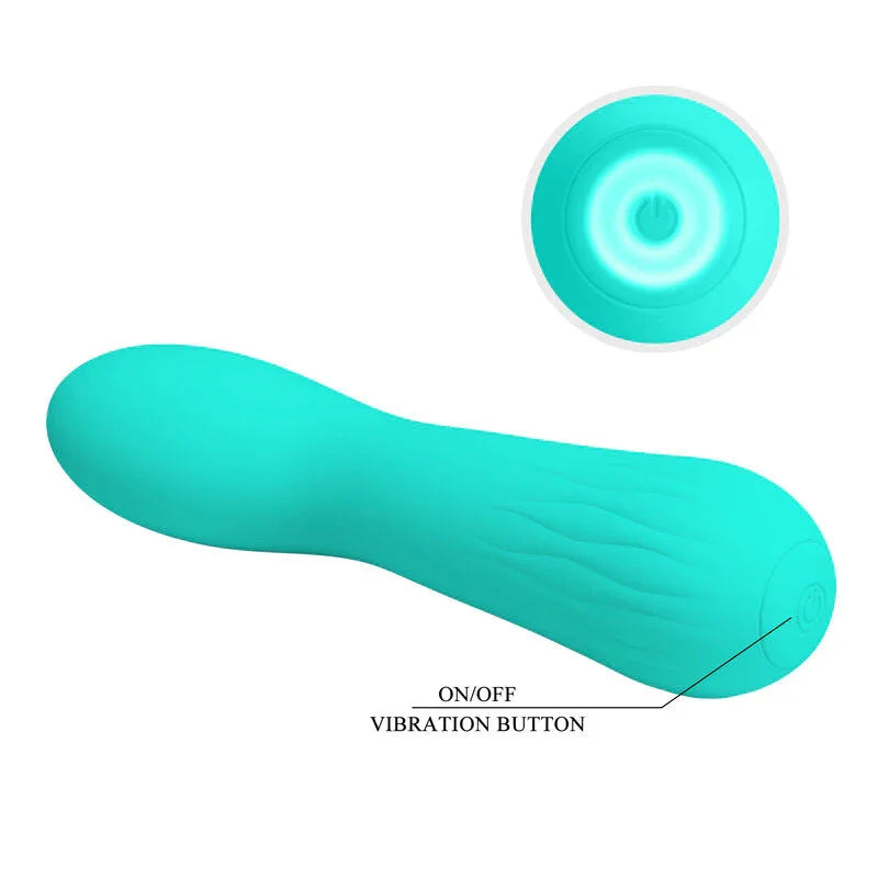 Pretty Love – Vibrateur Rechargeable Faun Vert Aqua