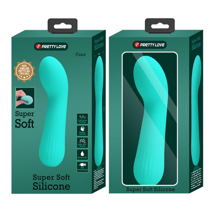 PRETTY LOVE - VIBRADOR RECARGABLE FAUN AQUA GREEN