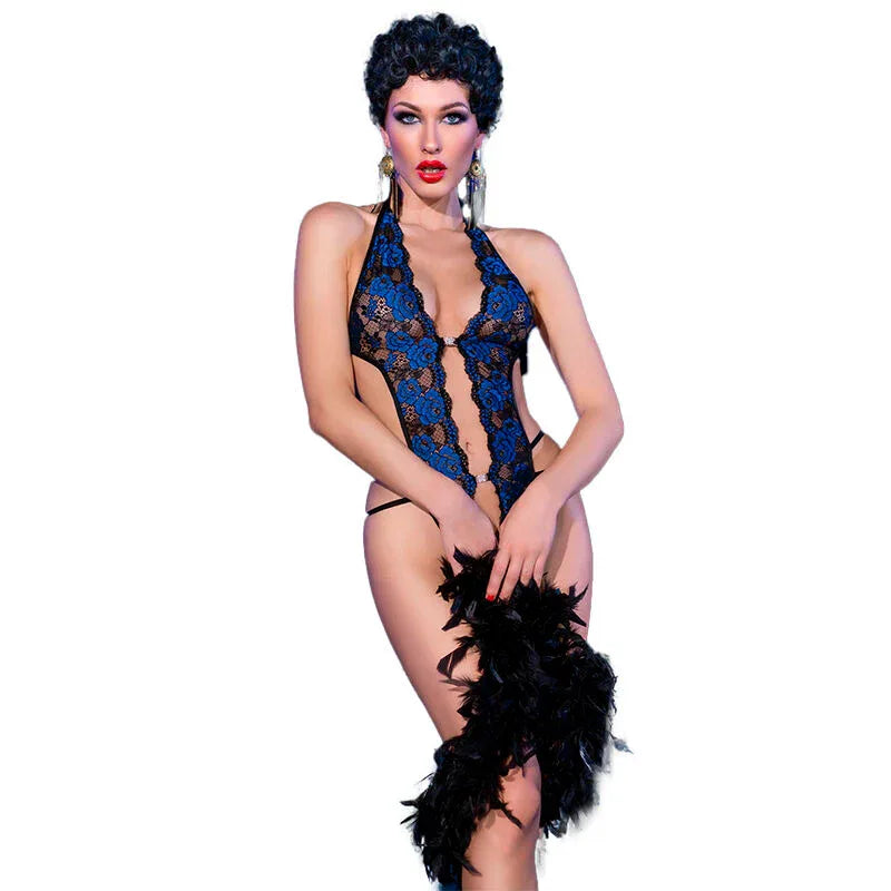 Chilirose – Cr 4479 Body sans Crochet Bleu S / M