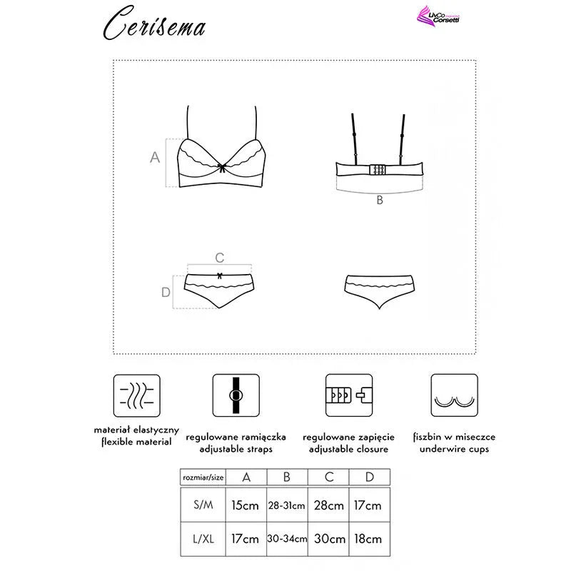 Livco Corsetti Fashion Cerisema Lc 21005 Soutien Gorge + Culotte Corail