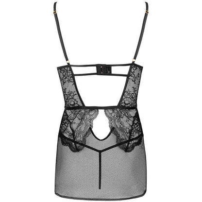Livco Corsetti Fashion Chemise + Culotte Baririn Lc 90633 Noir