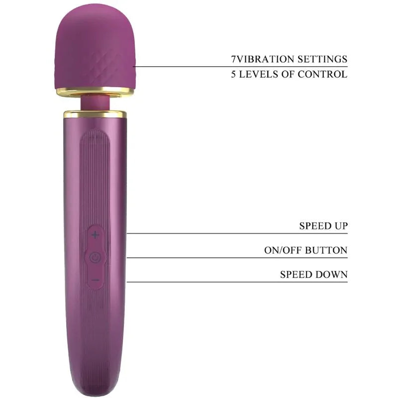 Pretty Love – Masseur 7 Modes de Vibration Violet
