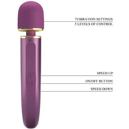 Pretty Love – Masseur 7 Modes de Vibration Violet