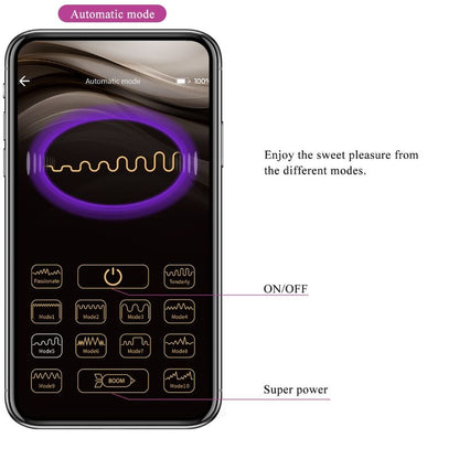 PRETTY LOVE - VIBRADOR CATALINA APP CONTROL REMOTO MORADO