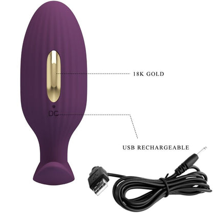 PRETTY LOVE - PLUG ANAL CONTROLADO POR APP JEFFERSON PURPLE