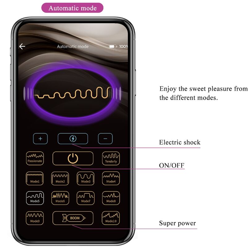 PRETTY LOVE - PLUG ANAL CONTROLADO POR APP JEFFERSON PURPLE