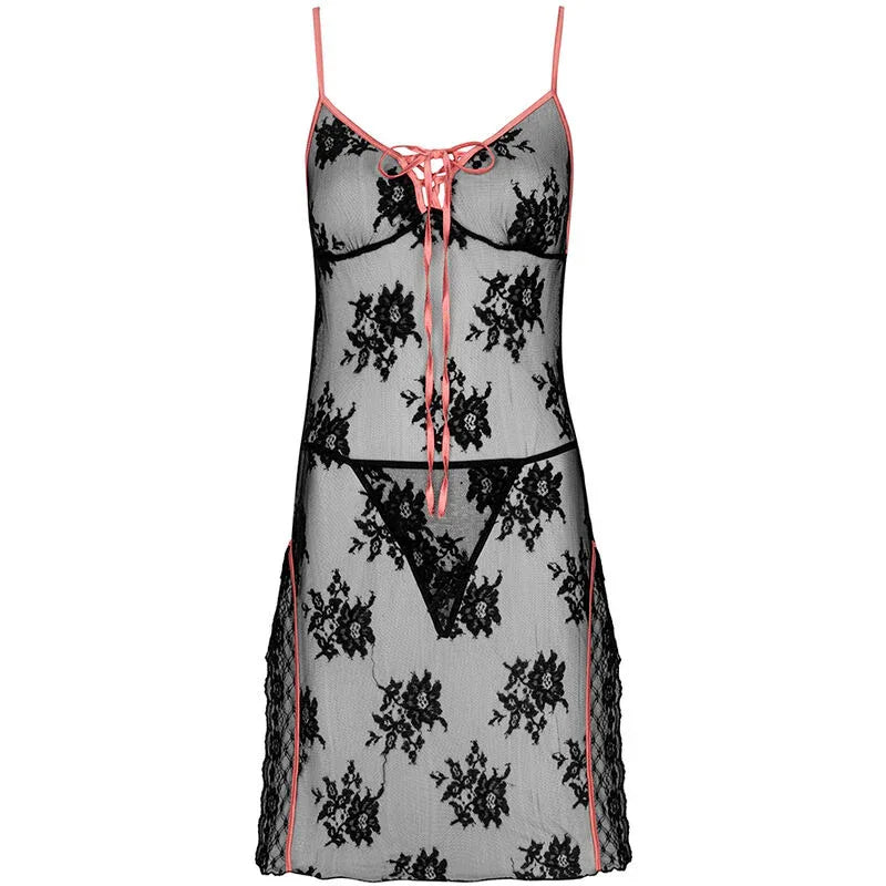 Livco Corsetti Fashion Karonin Lc 90628 Chemise + Culotte Noir