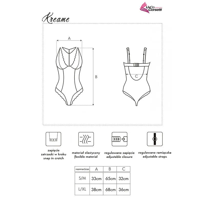 Livco Corsetti Fashion Corps Kreame Lc 90546 Noir