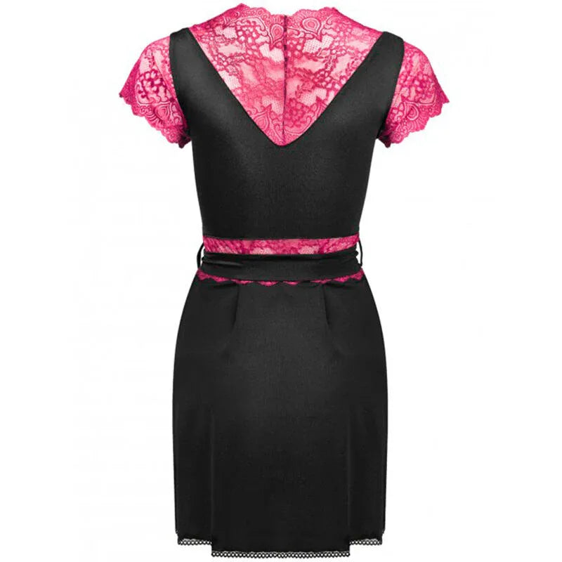 Livco Corsetti Fashion Robe de Chambre + Culotte Kumiko Lc 90428 Noir S/M