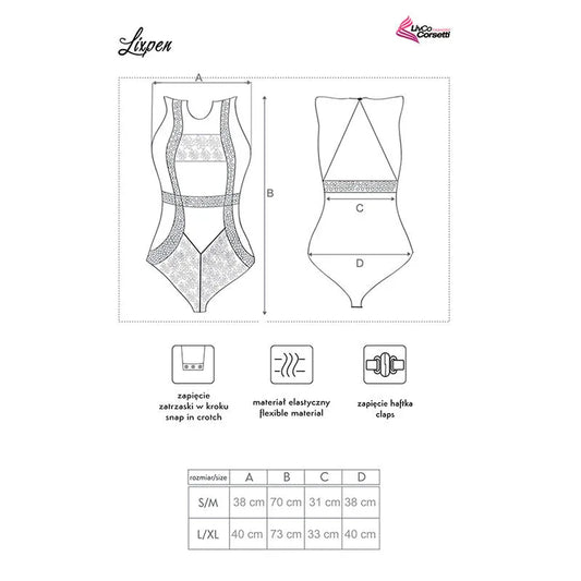Livco Corsetti Fashion Corps Lixpen Lc 90612 Noir