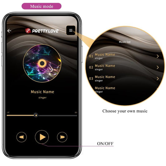 PRETTY LOVE - ELVIRA KEGEL BALLS APP TÉLÉLÉCOMMANDE VIOLET